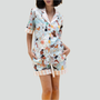 The furr-ever love short cotton pyjama set