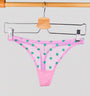 Green daisy & pink mesh thong Bottoms Dora Larsen 