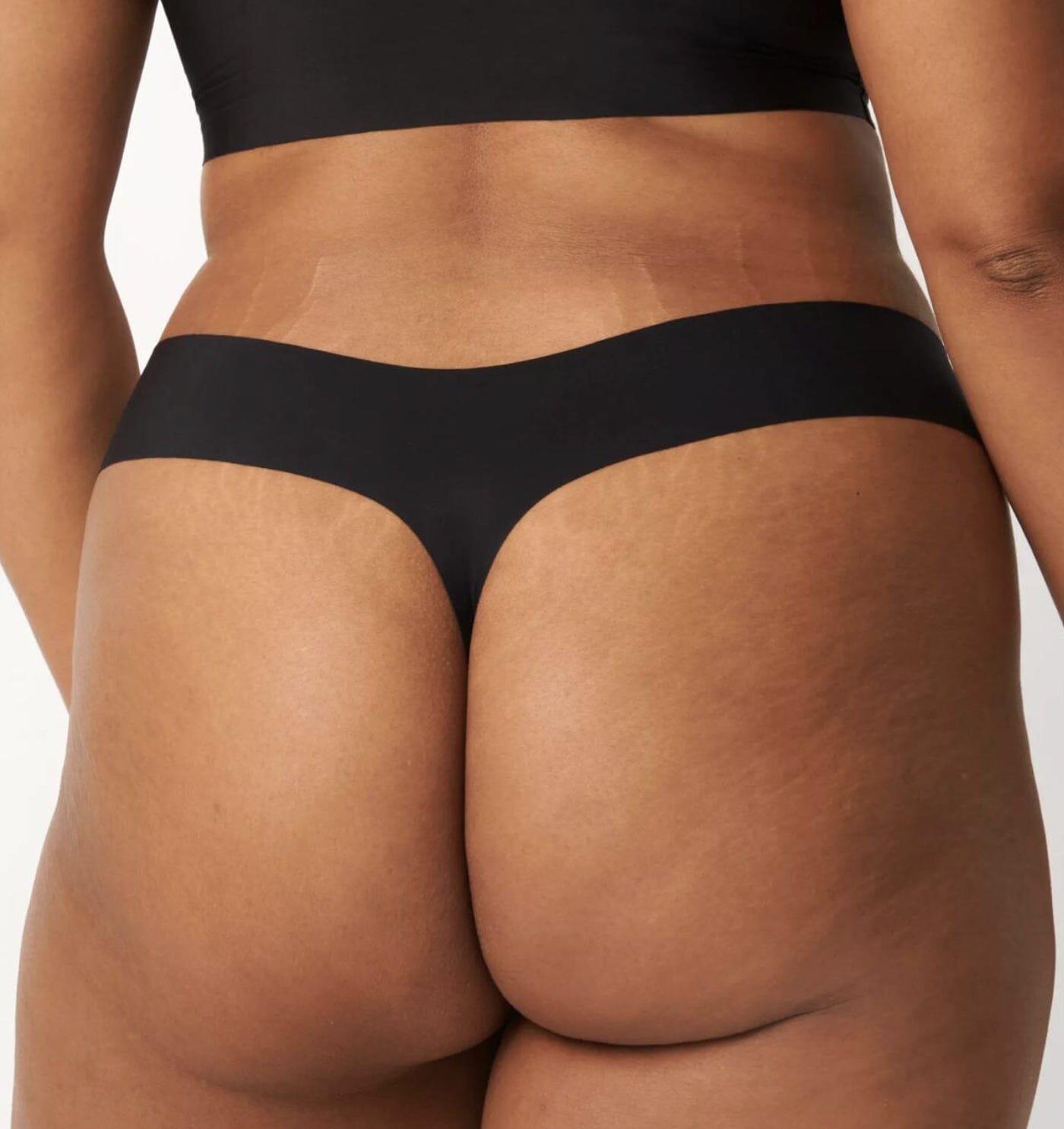 Soft invisible microfibre thong [Black] Bottoms Sloggi 