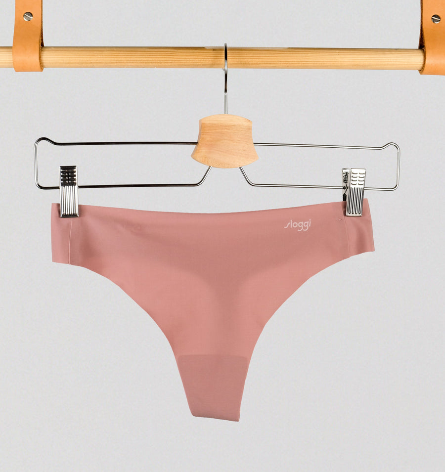 Soft invisible microfibre thong [Rose Taupe] – The Pantry Underwear