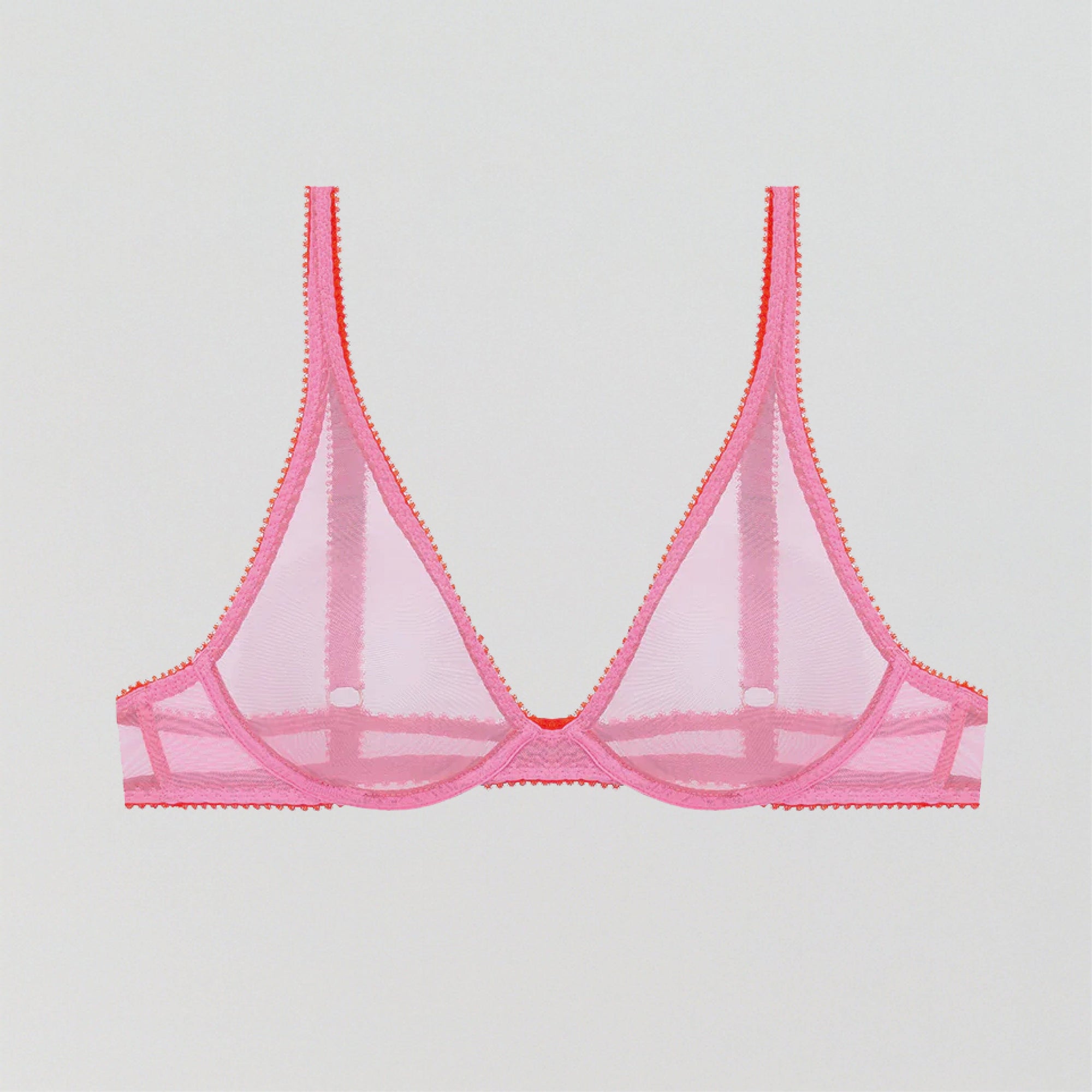 ELSIE CLEAN TULLE HIGH APEX UNDERWIRE BRA Bras Dora Larsen 32A 