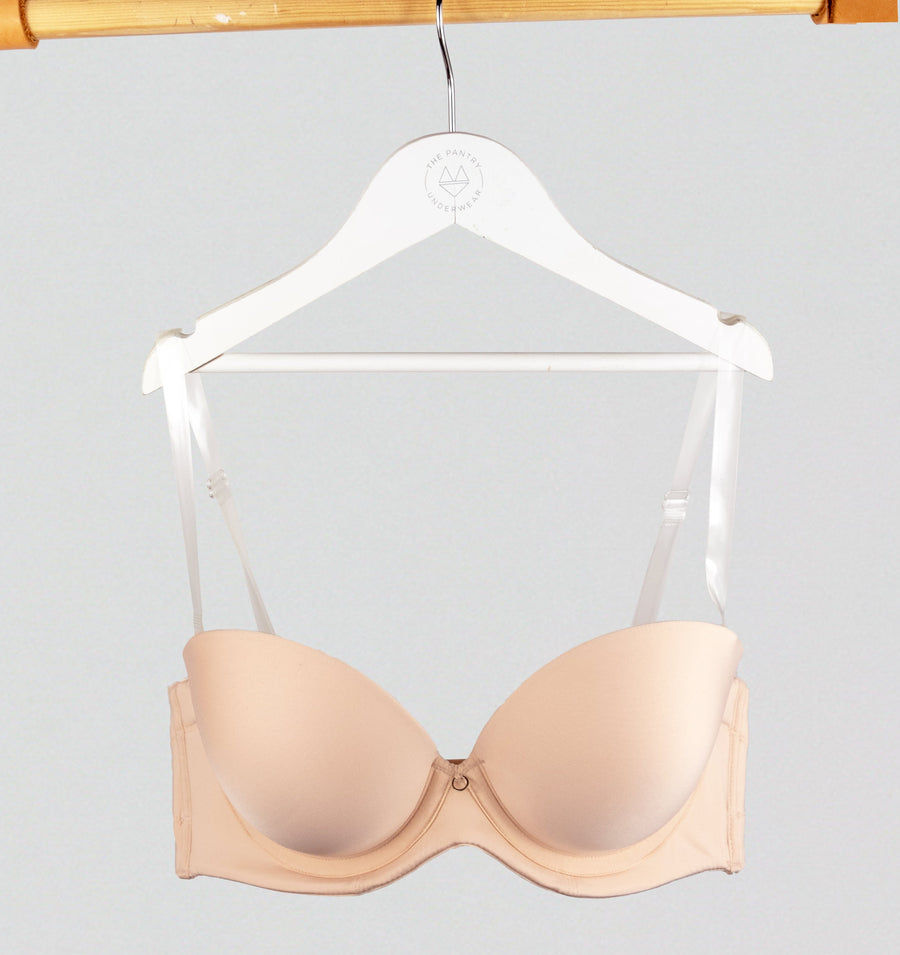 Low back plunge strapless [Latte] – The Pantry Underwear