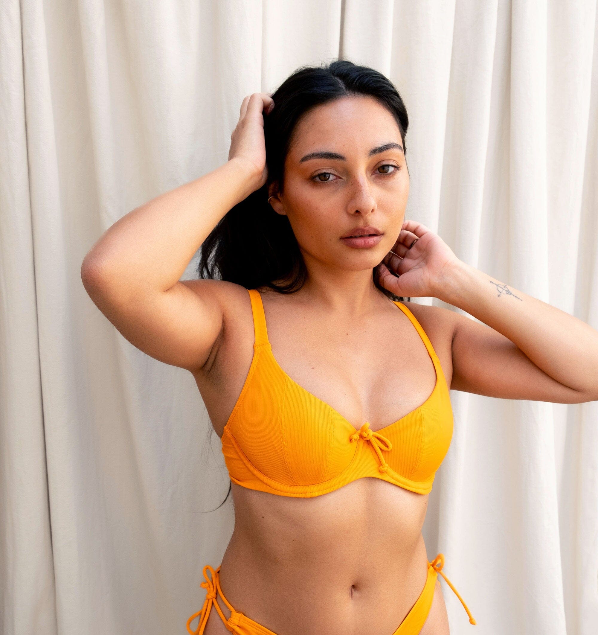 D+ ribbed underwired bikini [Clementine] Swim Panache 
