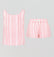 Cami & boxer sleep short set [Fondant Stripe] Sleep Nudea 