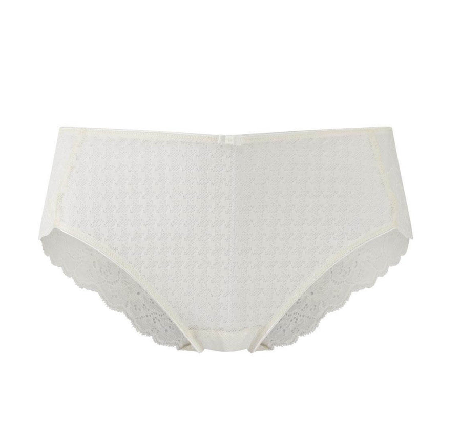 Houndstooth & floral lace French knicker [Ivory] Bottoms Panache 8 