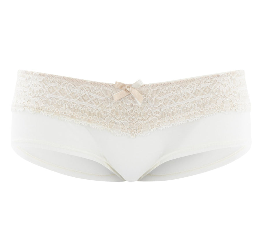 White and cream lace shorty Bottoms Panache 