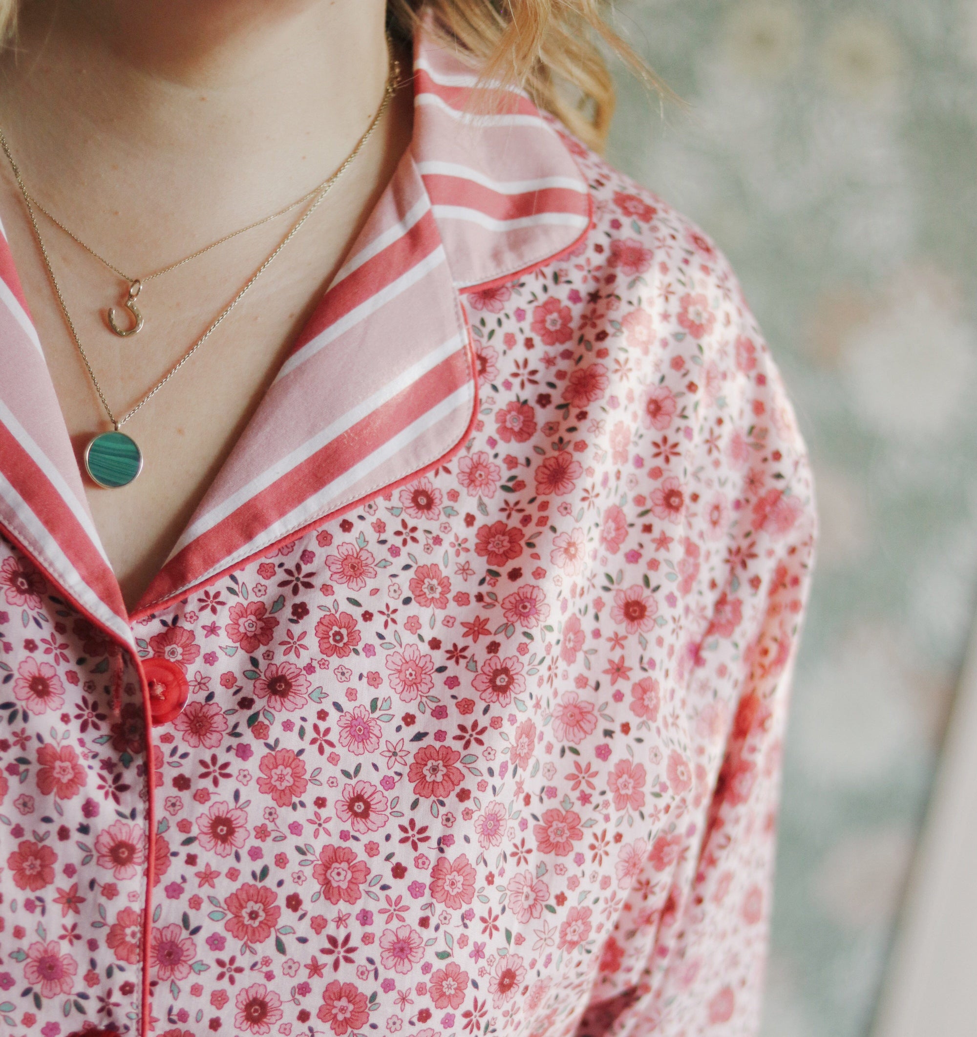 Patterned cotton pyjamas [60's Floral] Sleep Kate Barnet 