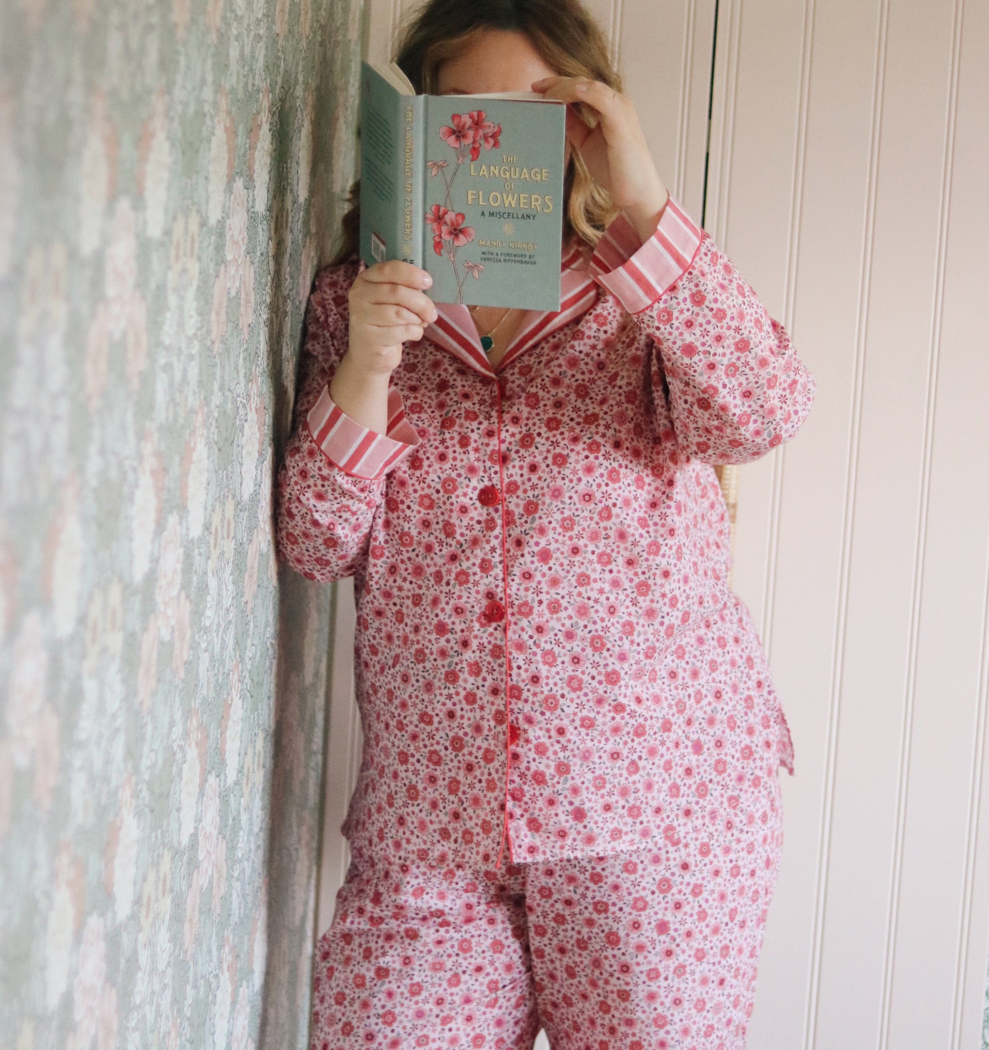 Patterned cotton pyjamas [60's Floral] Sleep Kate Barnet 