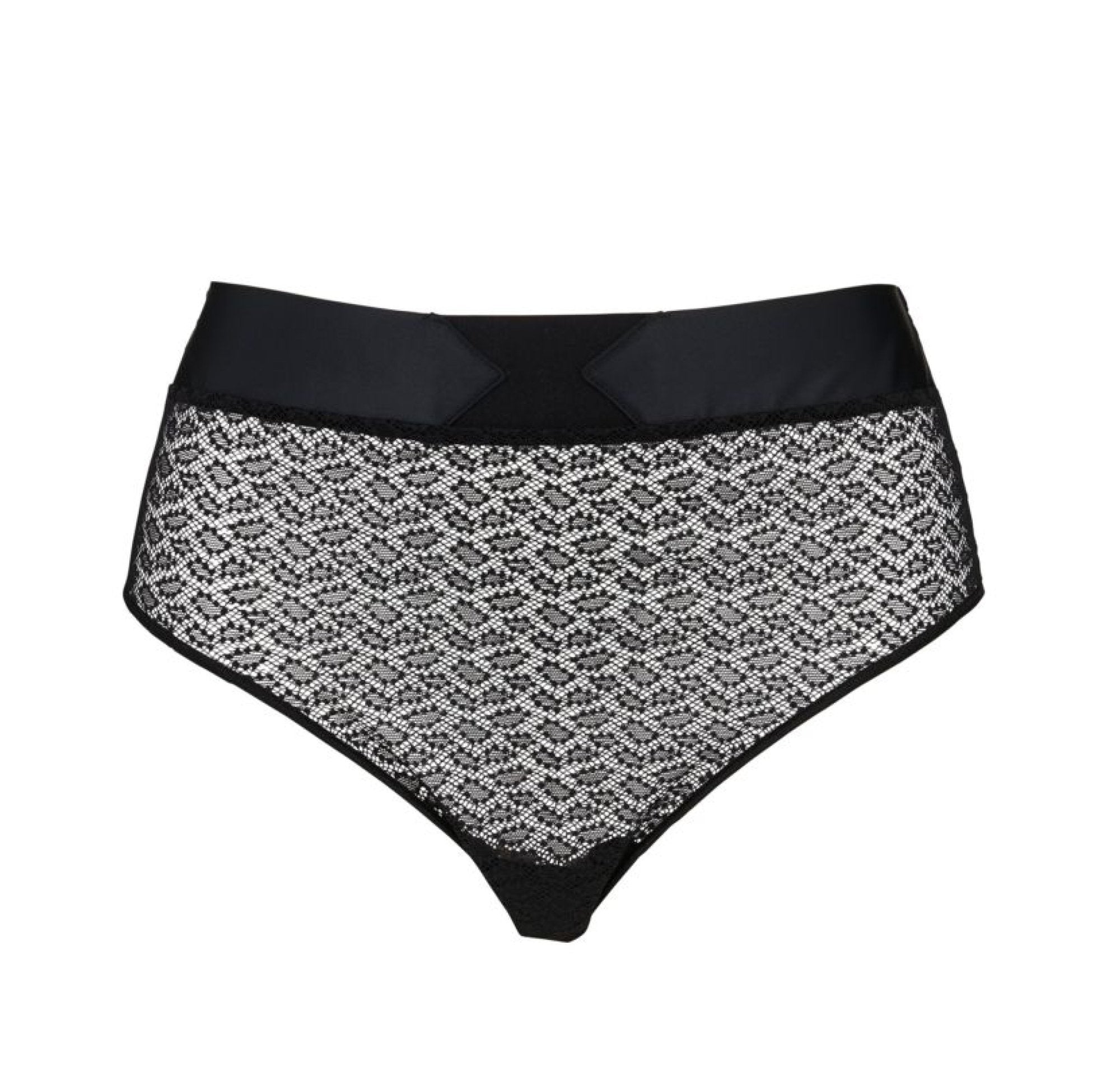 Ribbon banded deep brief [Black] Bottoms Implicite extra-small 