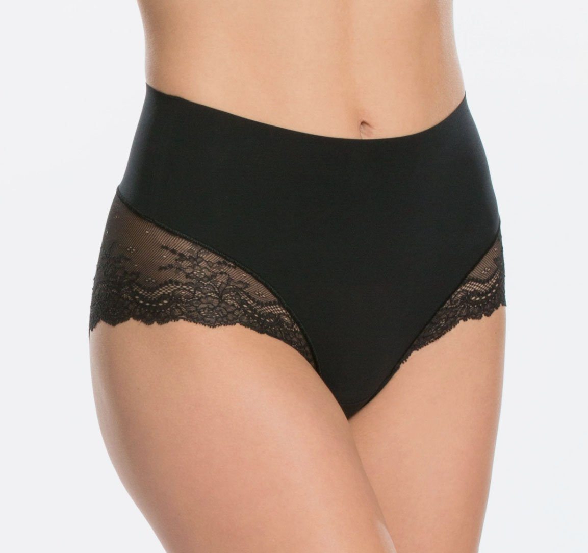 Shapewear lace back French knicker [Black] Shape Spanx 