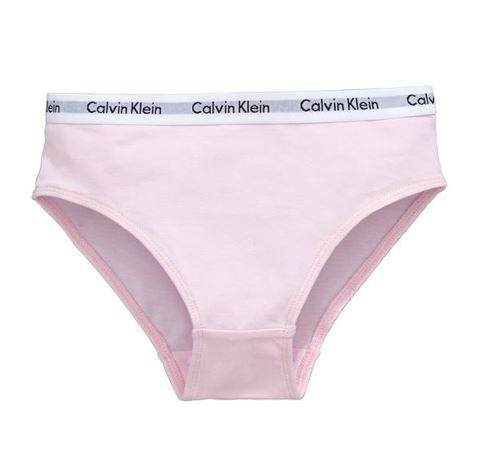 Girls cotton bikini 2pack [Pink/Grey] Bottoms Calvin Klein 