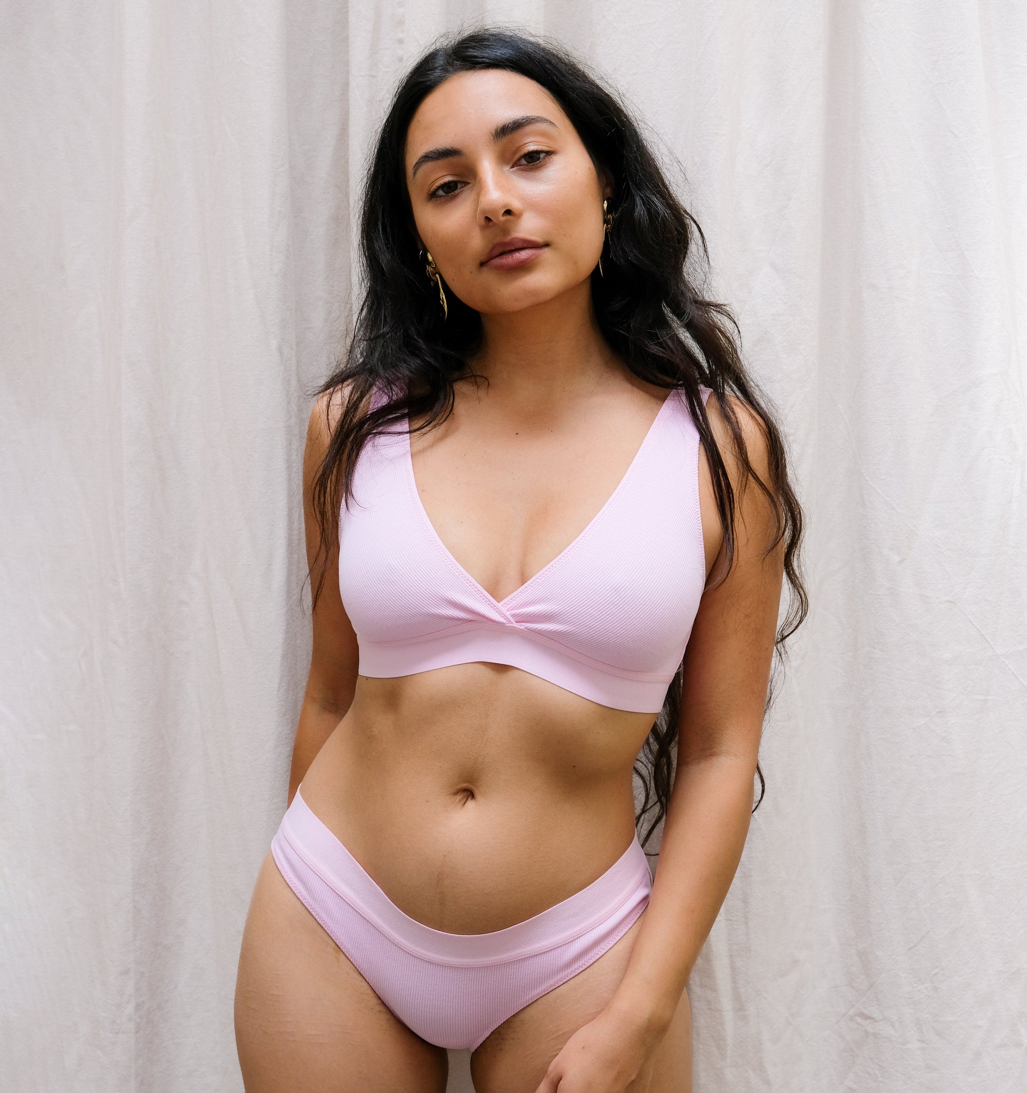 Cotton rib bikini brief [Pantry Pink] Maternity Six 