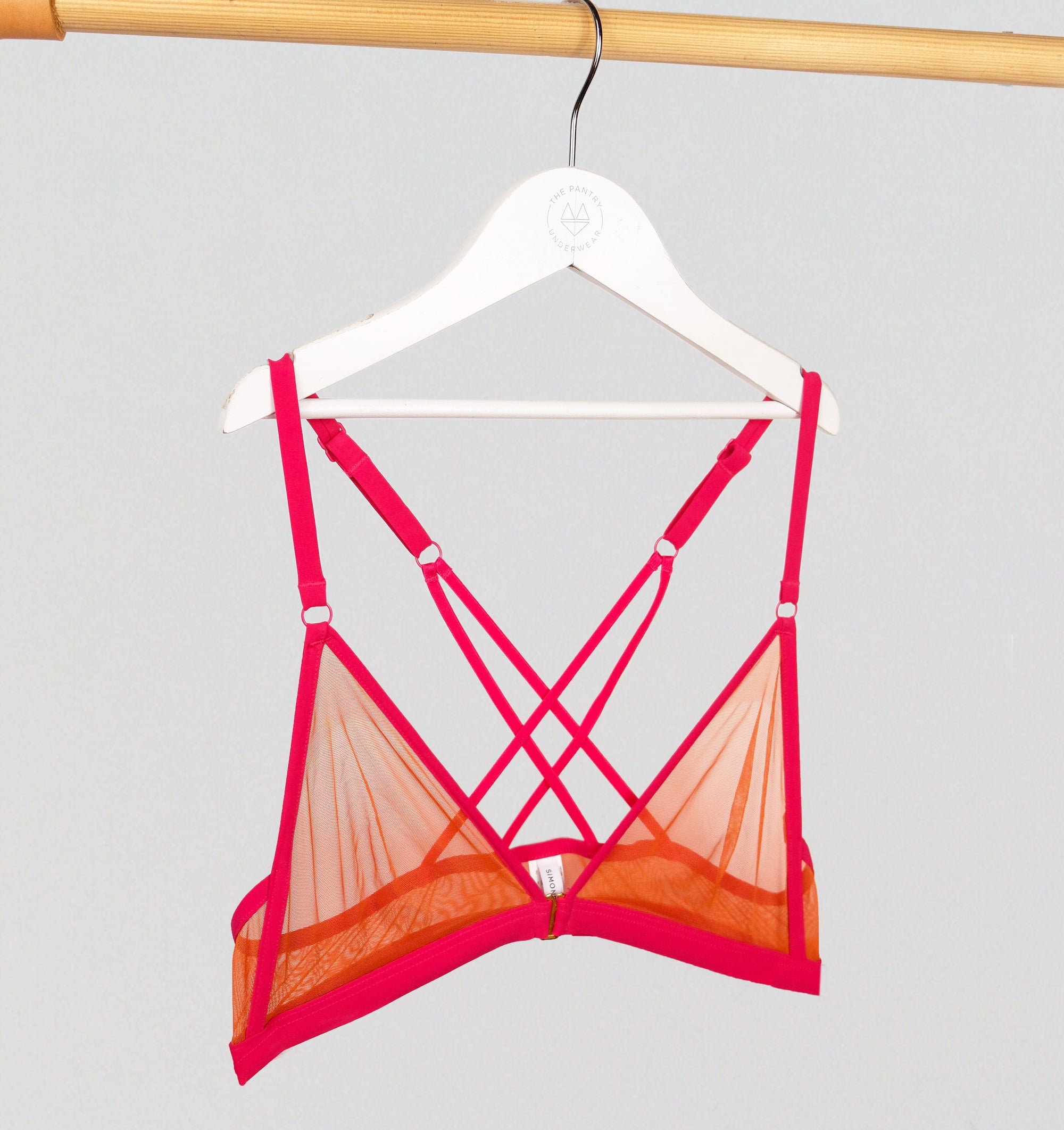 Mesh cross back triangle [Mandarin] Bras Simone 