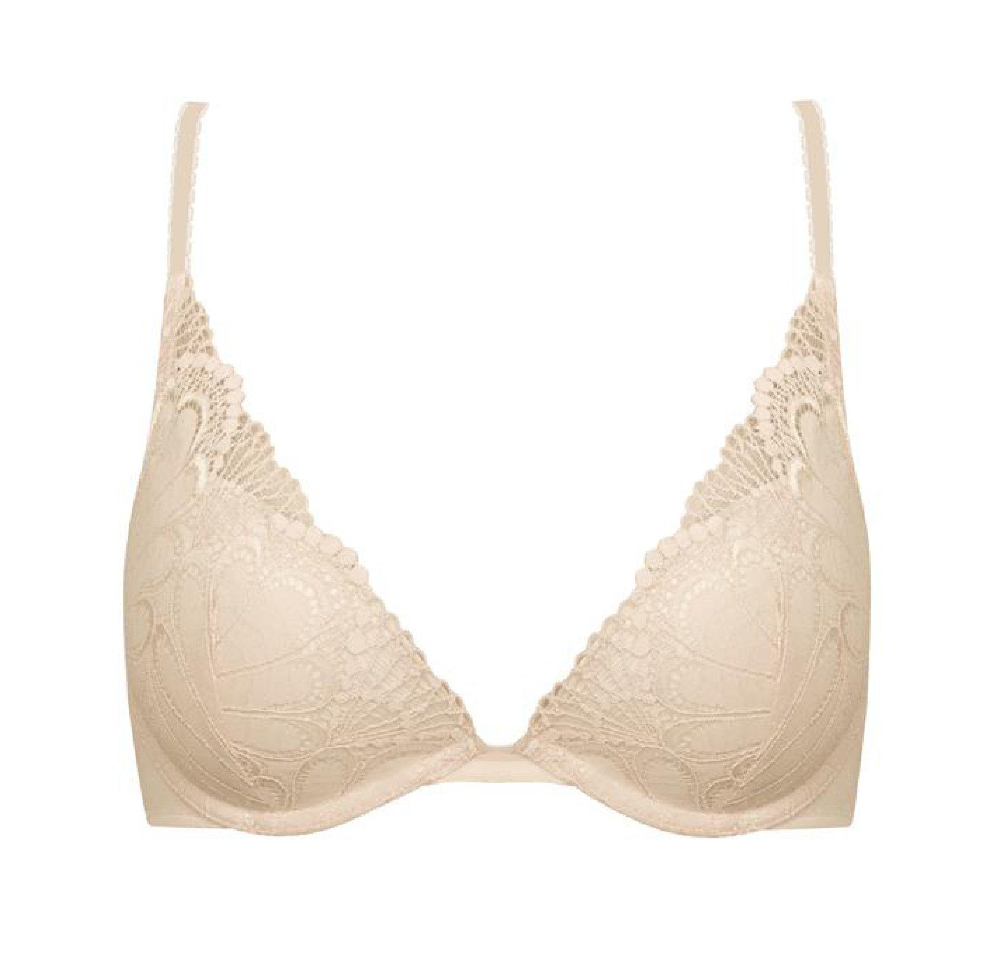 Deco lace plunge push-up [Ivory] Bras Wonderbra 30D 
