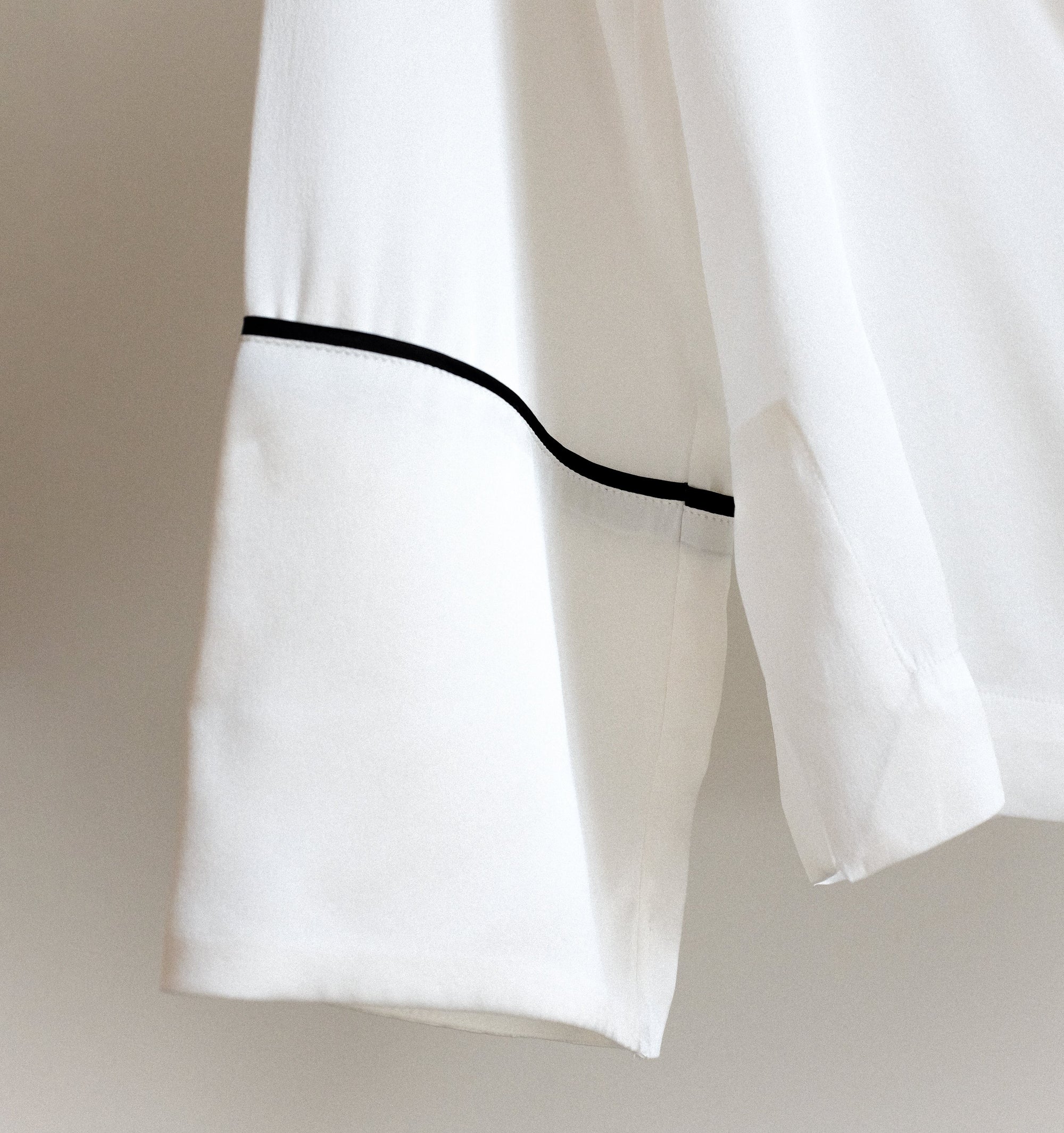 Silk double-breasted pyjama set [Ivory] Sleep Hesper Fox 