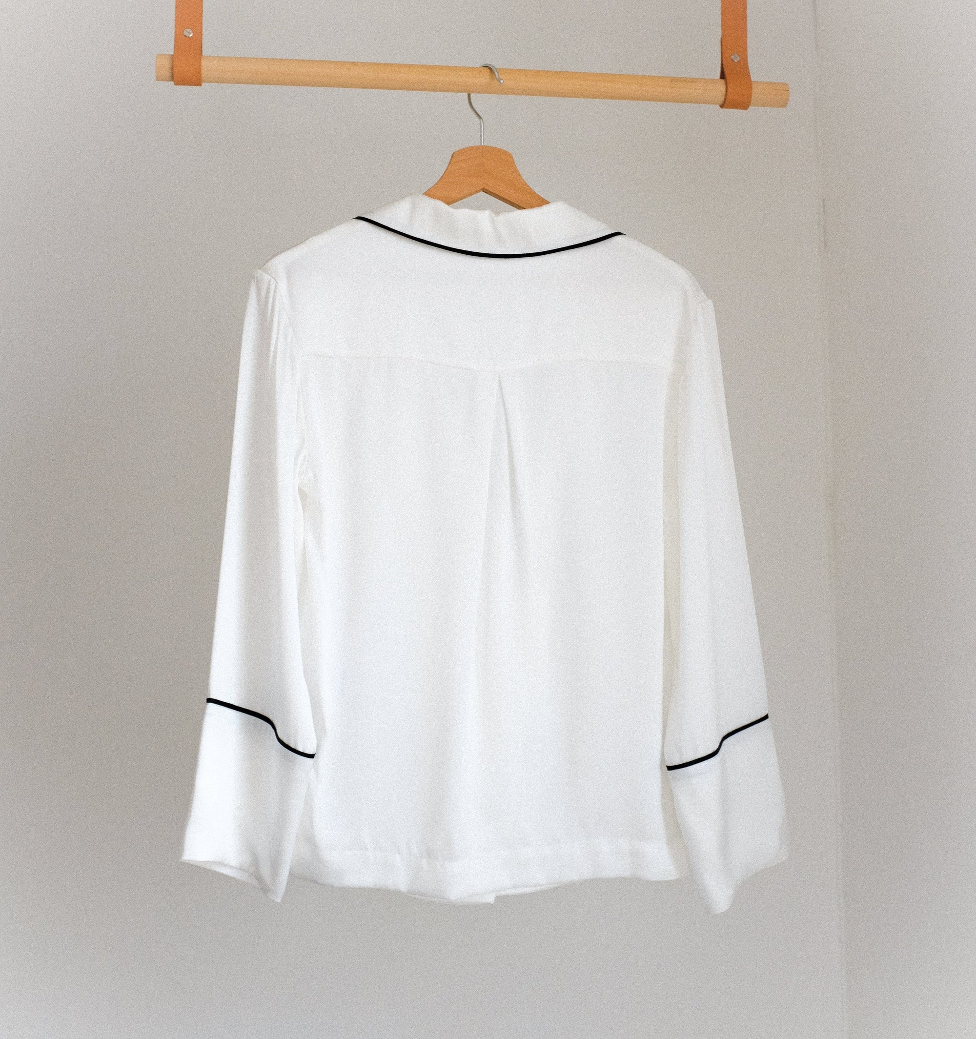 Silk double-breasted pyjama set [Ivory] Sleep Hesper Fox 