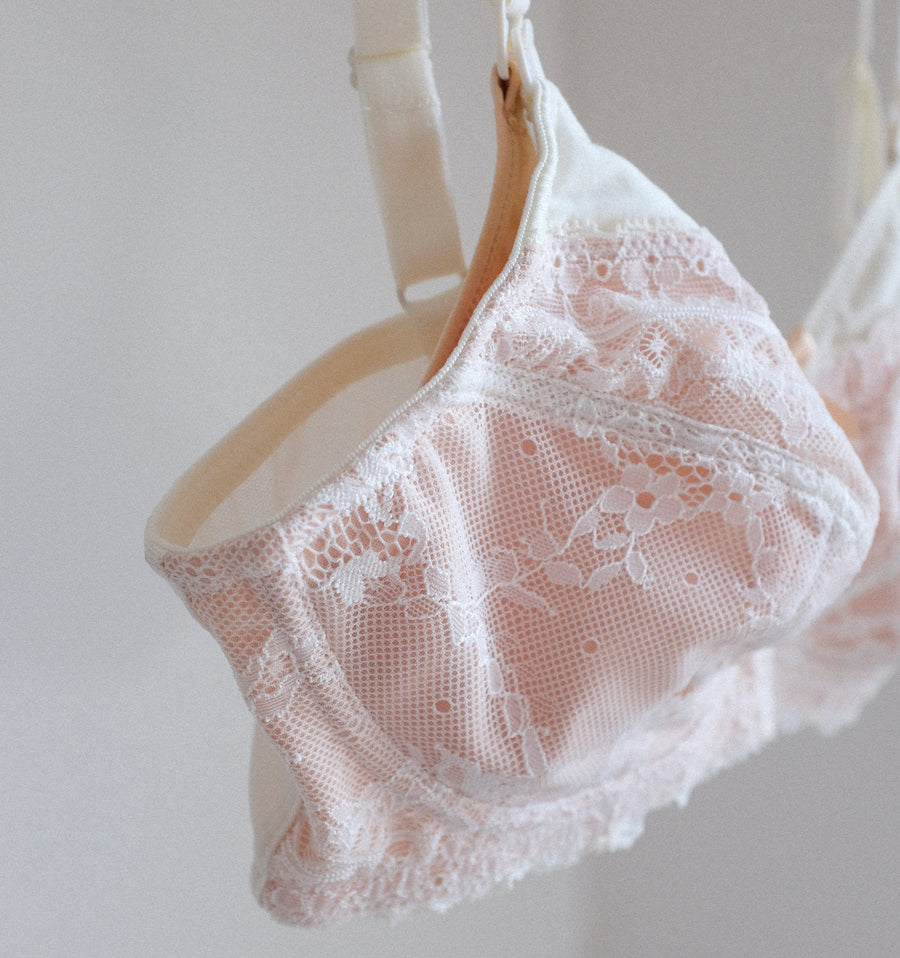 Lace Bra, Maternity & Nursing Special - nude pink, Maternity