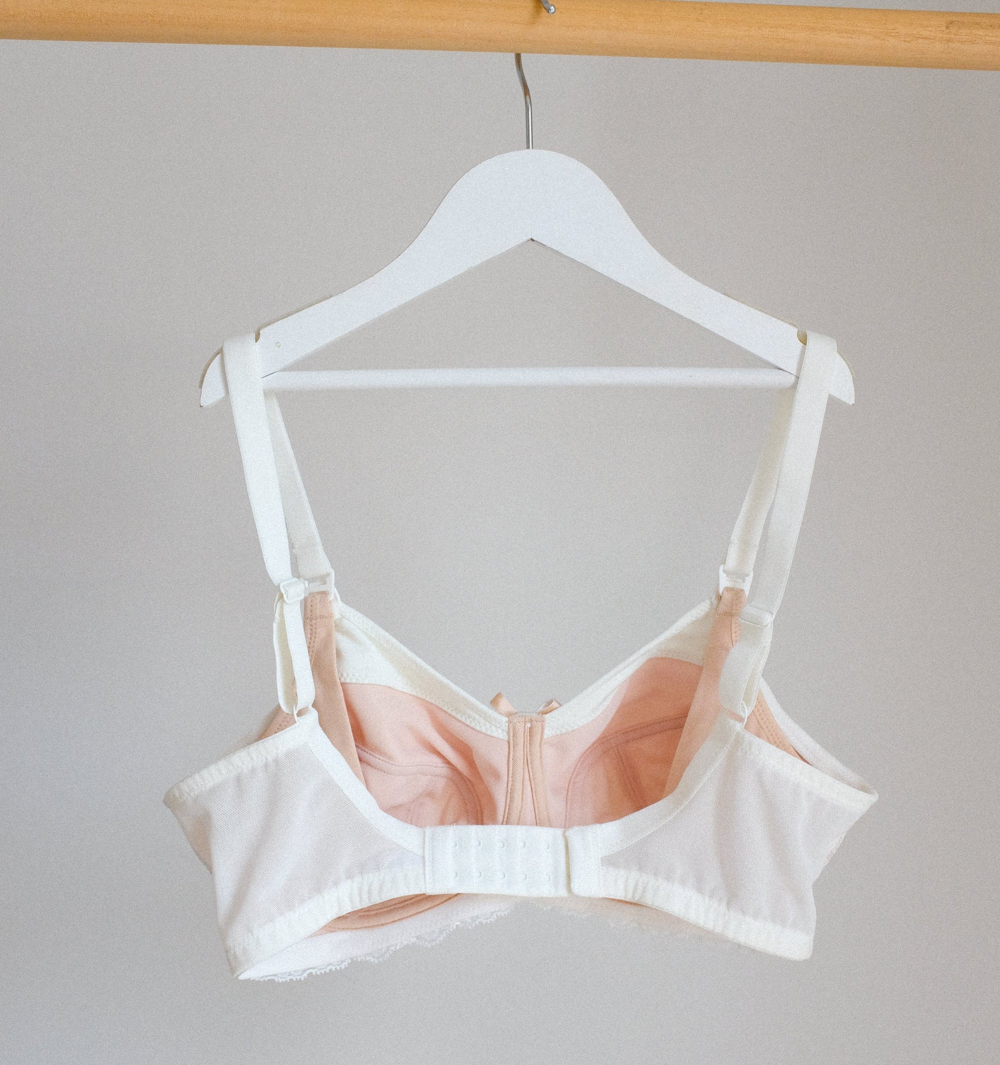 White and cream lace nursing bra Maternity Panache 