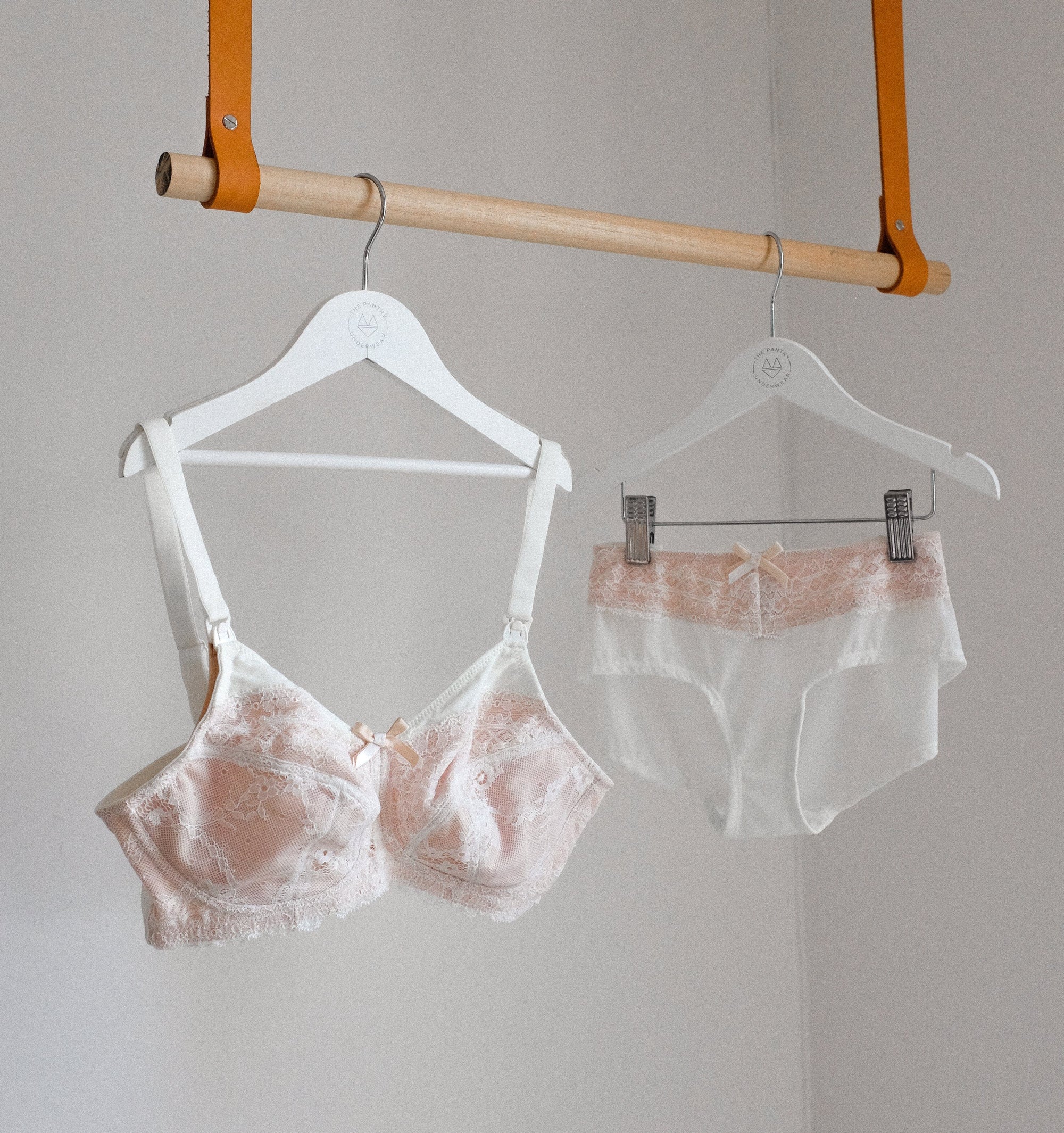 White and cream lace shorty Bottoms Panache 