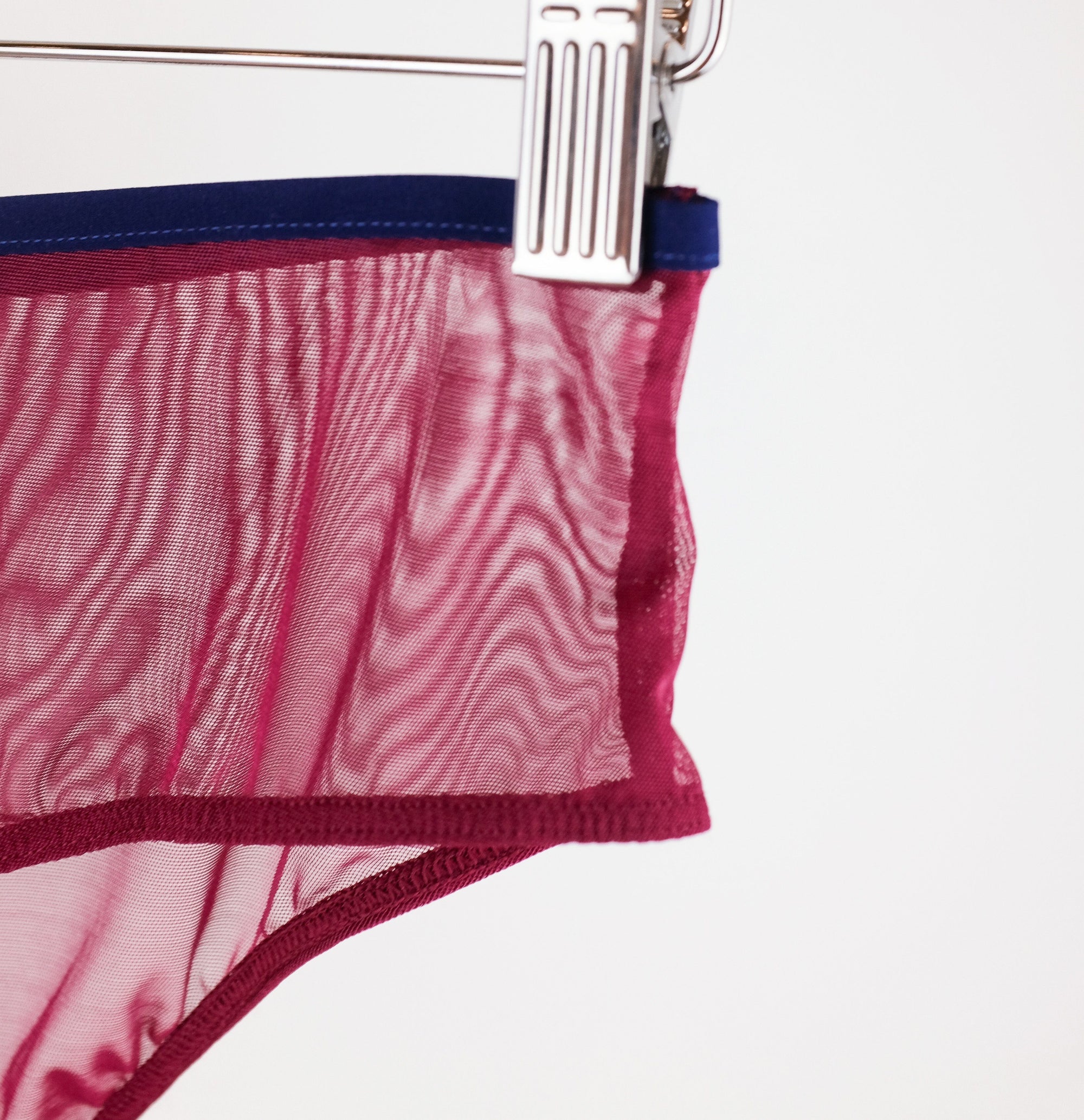 Mesh shorty [Cranberry] Bottoms Simone 