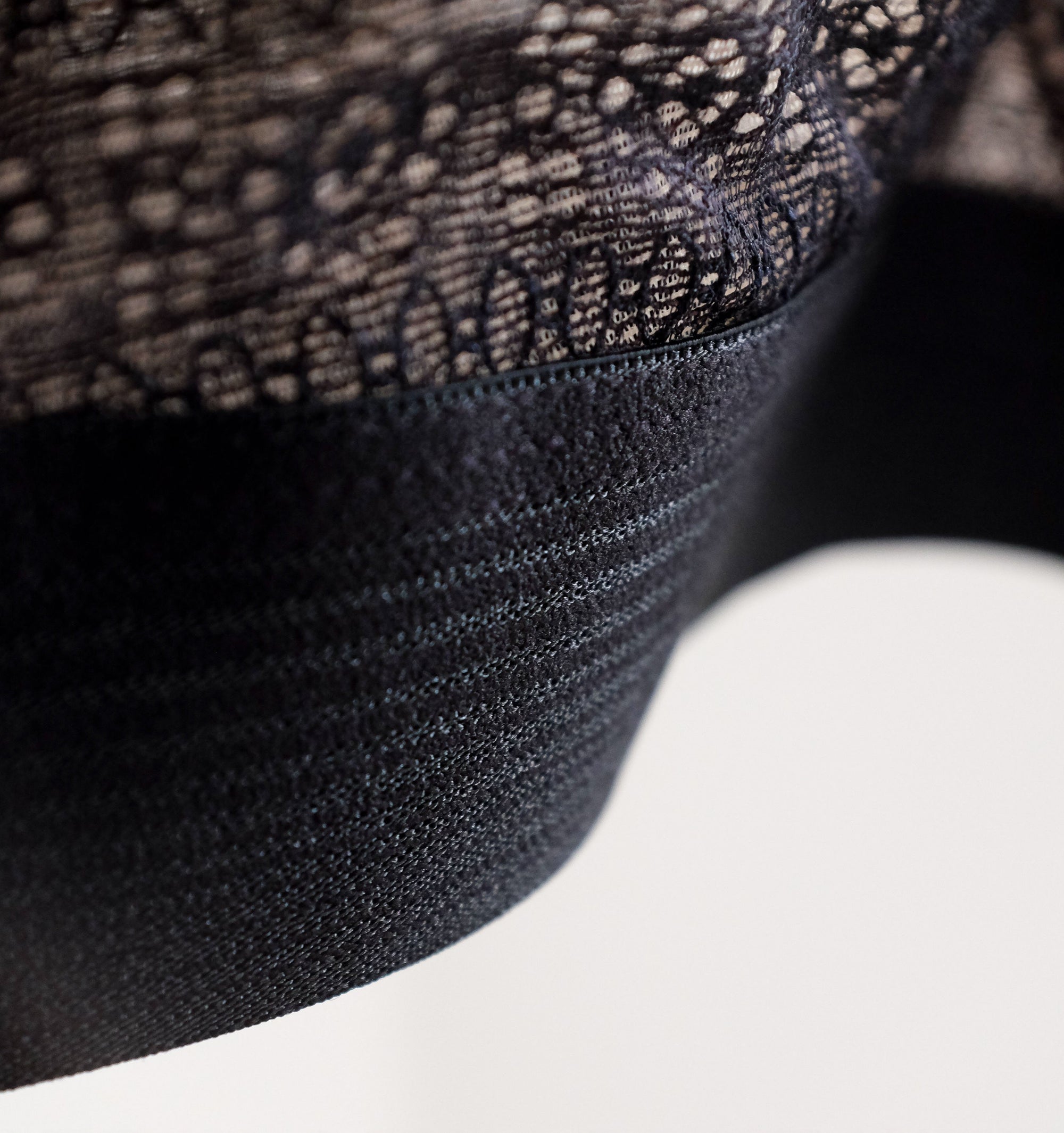 D+ lace triangle [Black] Bras Panache 