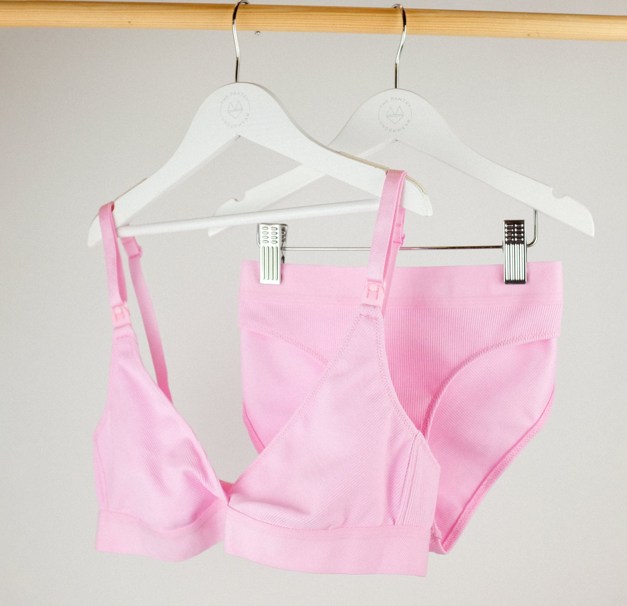 Cotton rib nursing triangle [Pantry Pink] Maternity Six 