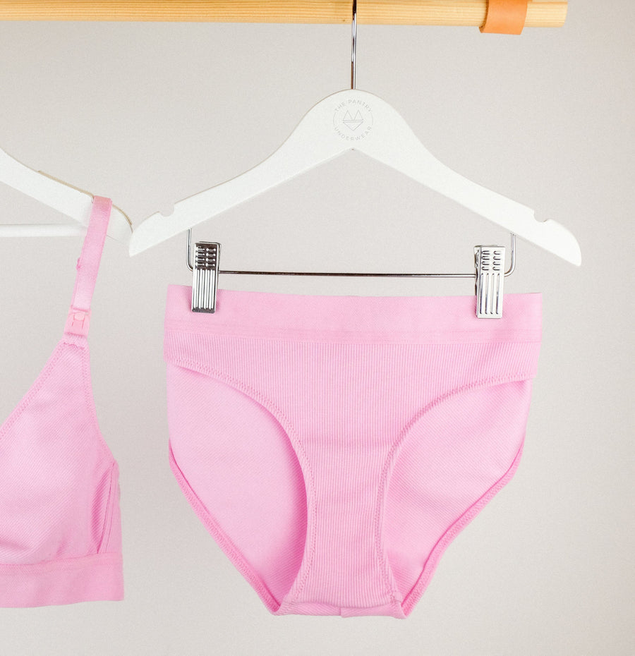Cotton rib bikini brief [Pantry Pink] Maternity Six 