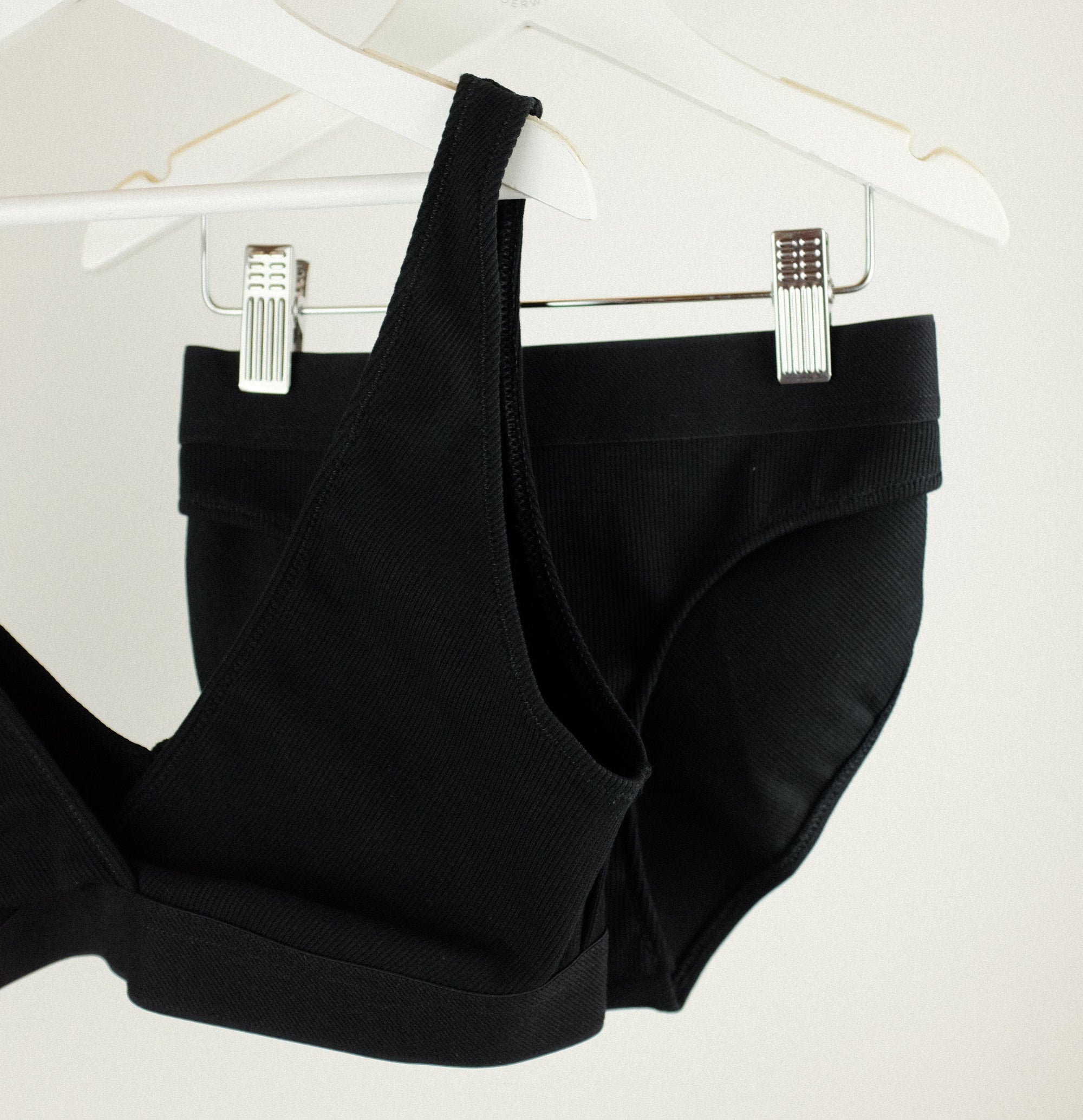 Cotton rib bikini brief [Black] Maternity Six 