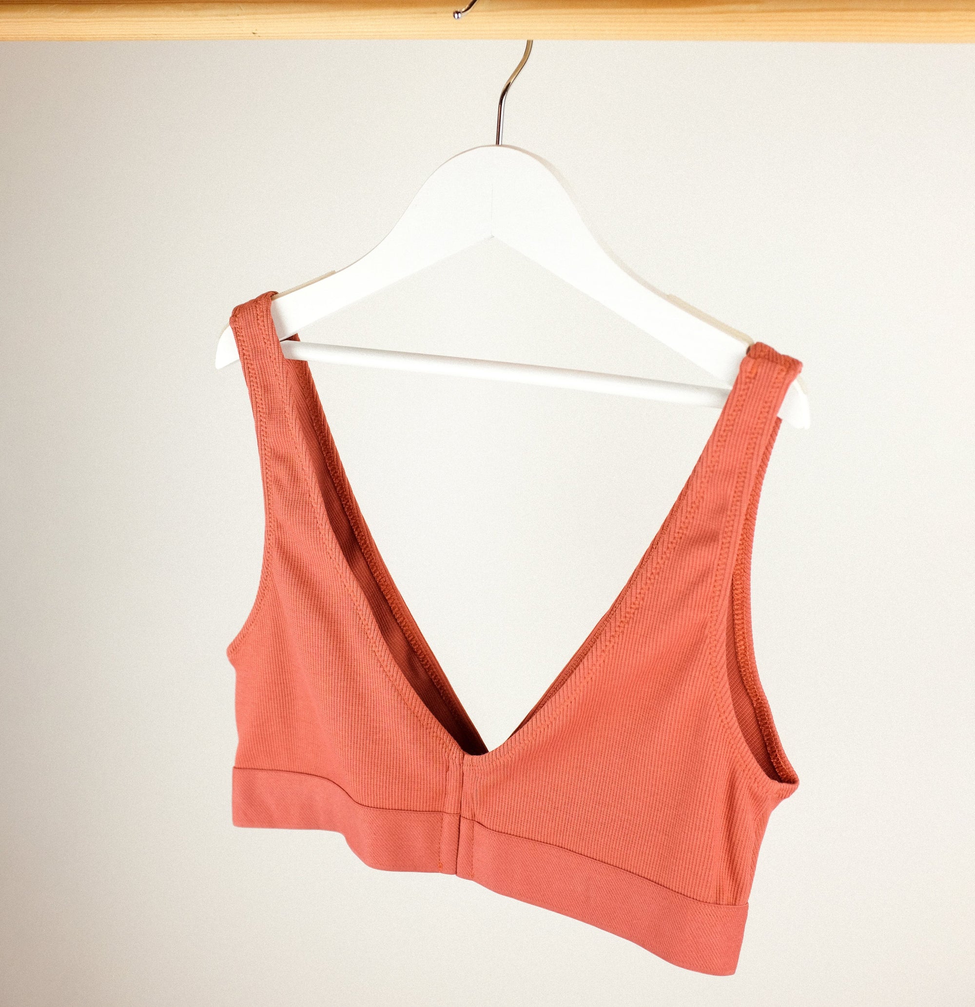 Cotton rib bra [Terracotta] Maternity Six 