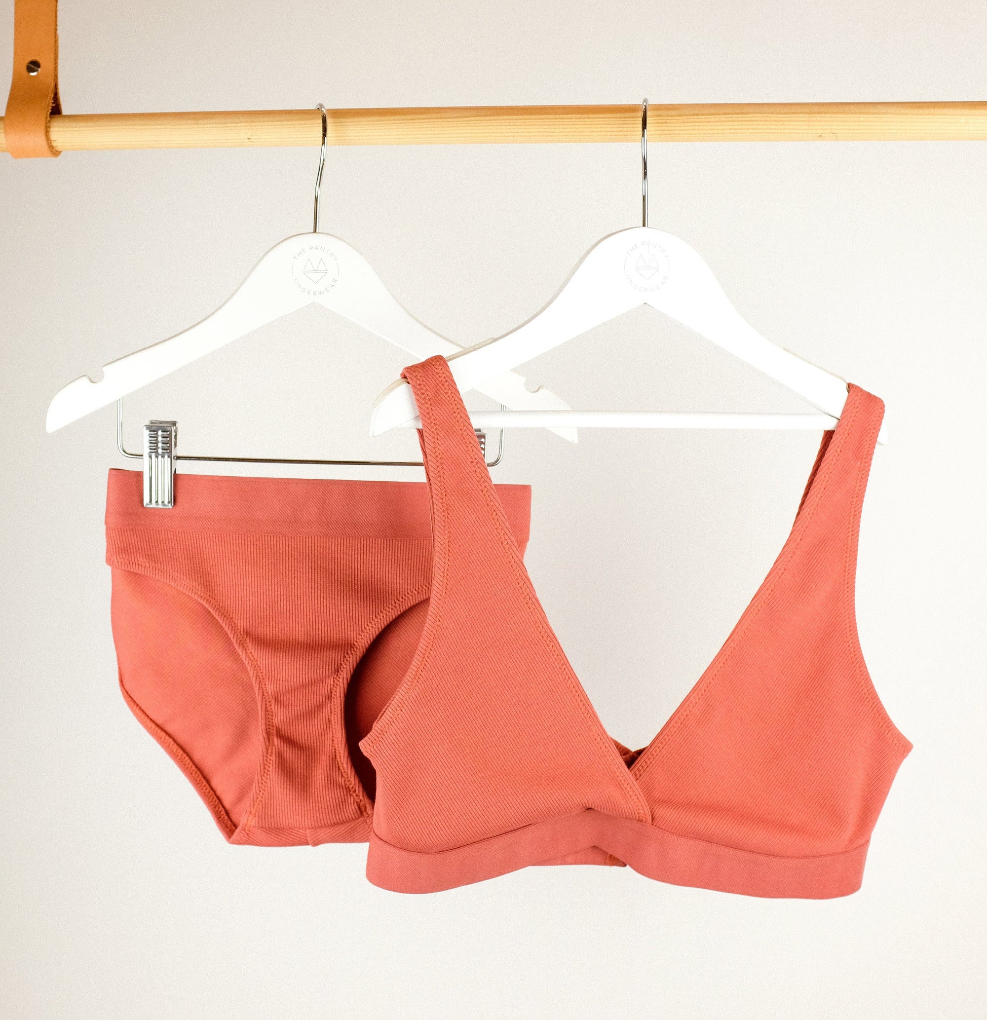 Cotton rib bikini brief [Terracotta} Maternity Six 