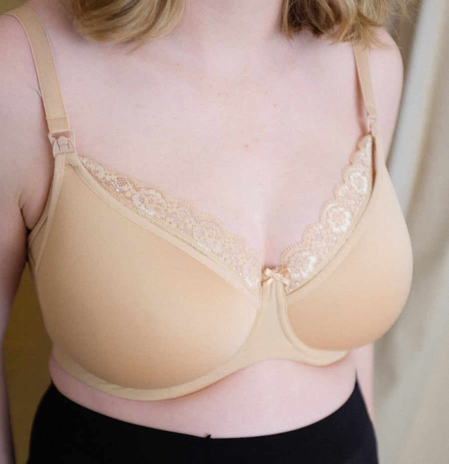 Padded t-shirt nursing bra – The Pantry Underwear