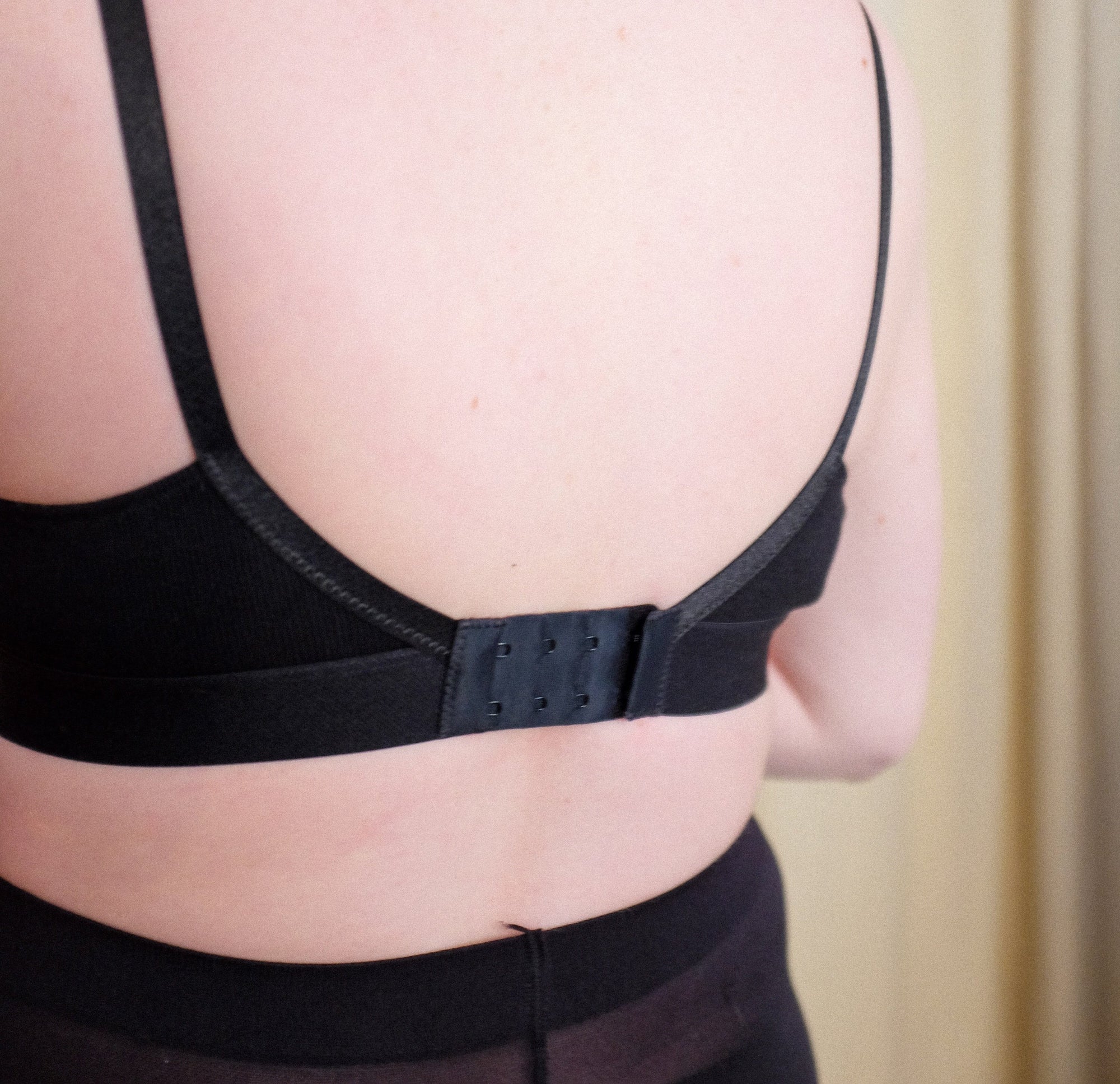 Cotton rib nursing triangle [Black] Maternity Six 