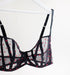 Satin contour balconette [Red Fleck] Bras Implicite 