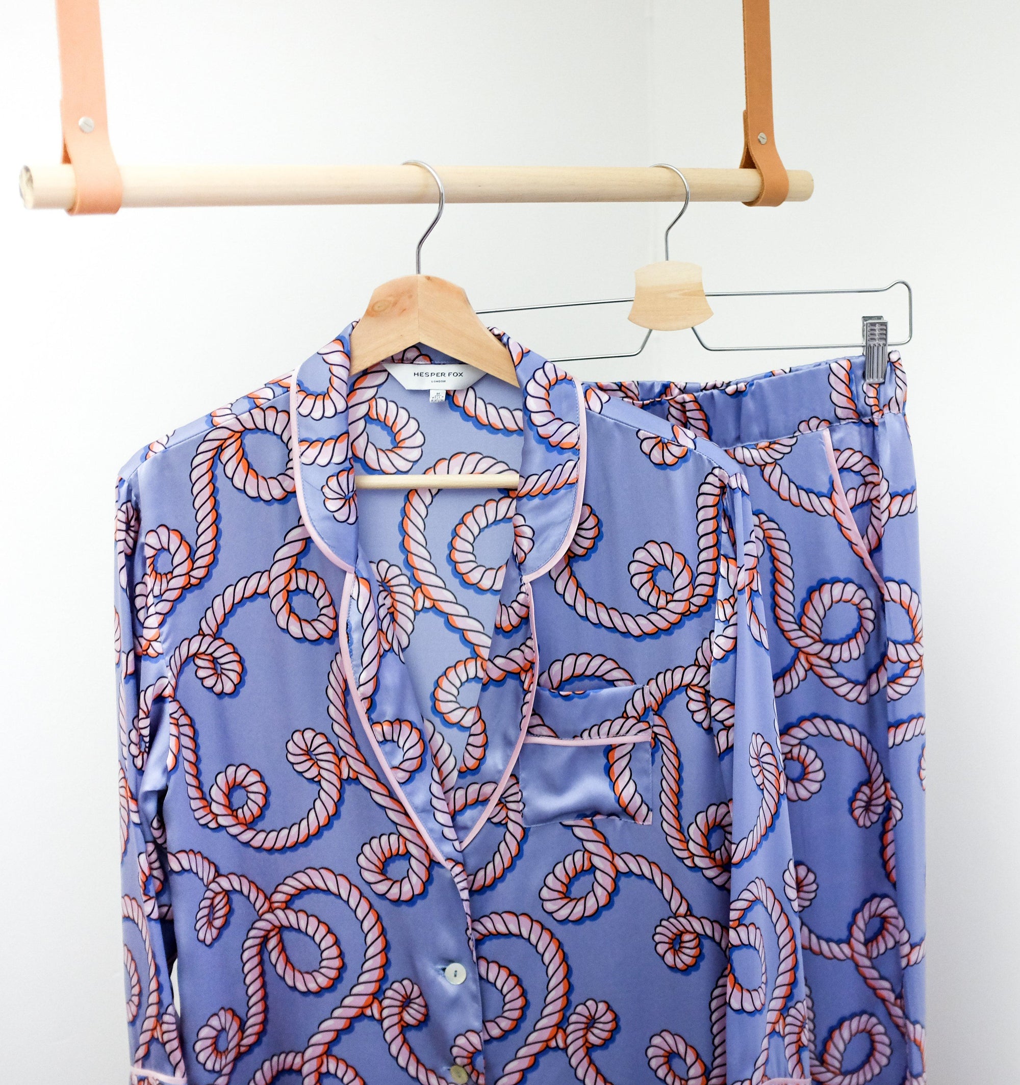 Silk pyjama trousers [Pale Rope] Sleep Hesper Fox 