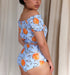 High waisted bikini bottom [Orange Blossom] Swim Lilliput & Felix 