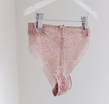 Graphic lace tanga [Pantry Pink] Bottoms Panache 