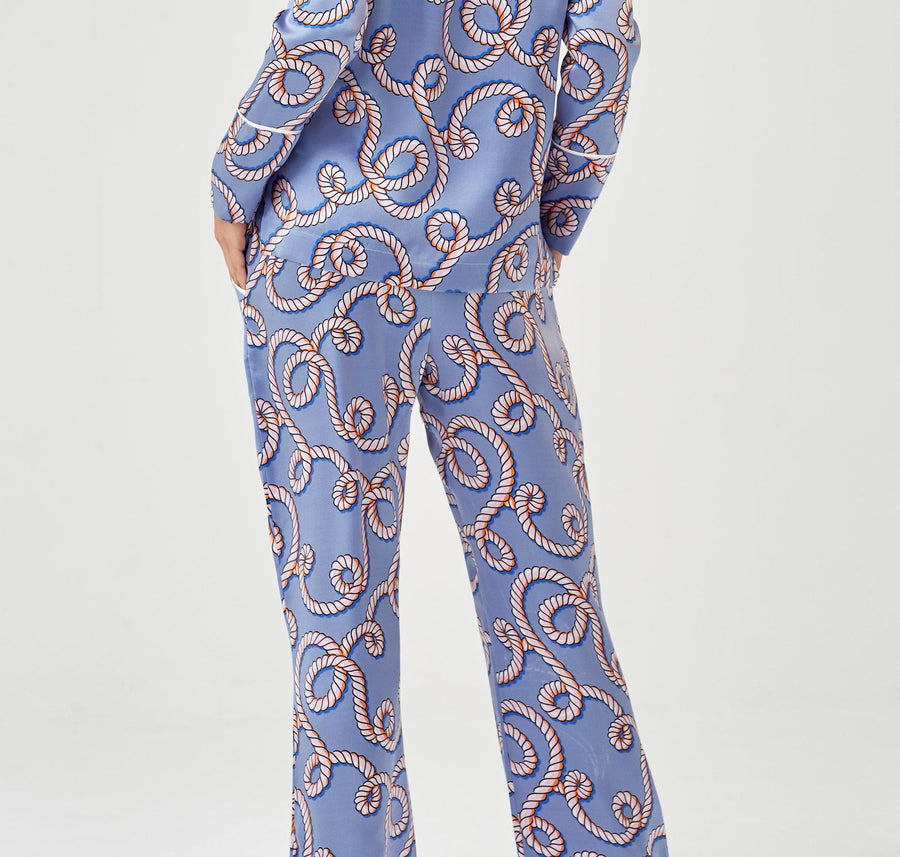 Silk pyjama trousers [Pale Rope] Sleep Hesper Fox 