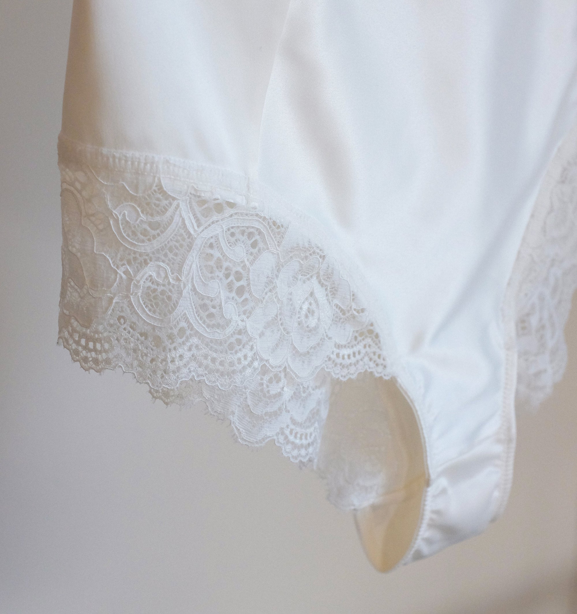 Lace detail high waist knicker [Ivory] Bottoms Panache 