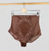 Houndstooth high waist control brief [Chestnut] Bottoms Panache 