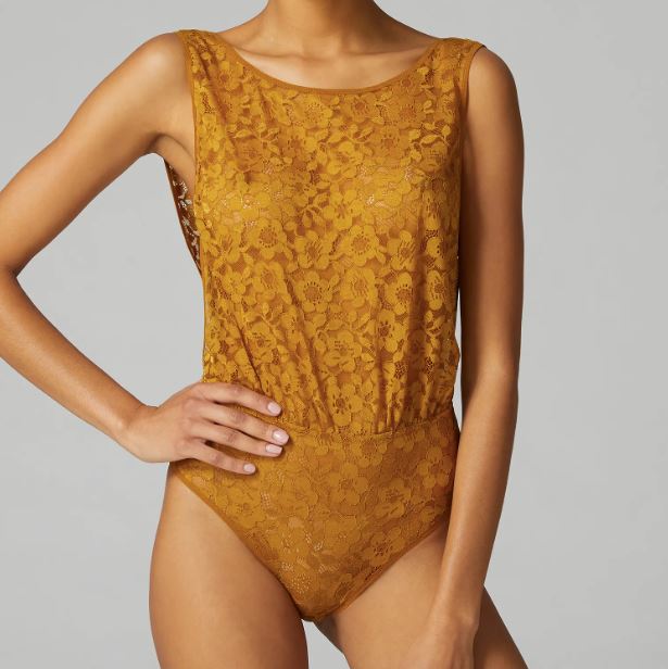 Petal lace body [Honey] Bridal Simone extra-small 