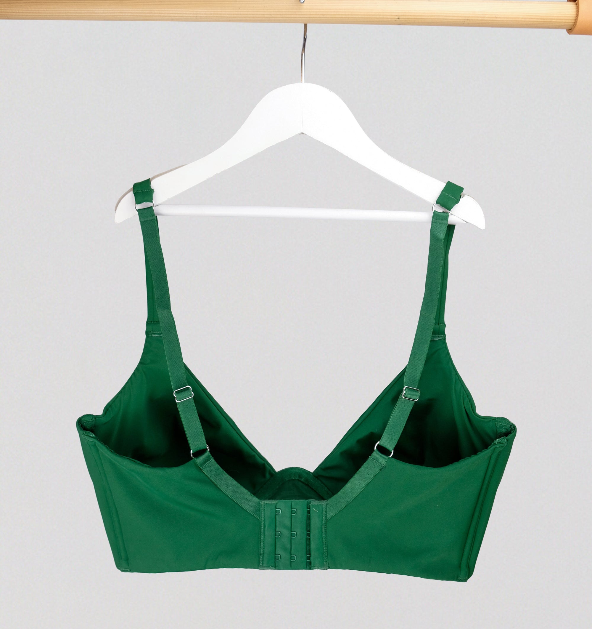 Body contour underwired longline bralette [Forest Green] Bras The Pantry Underwear 