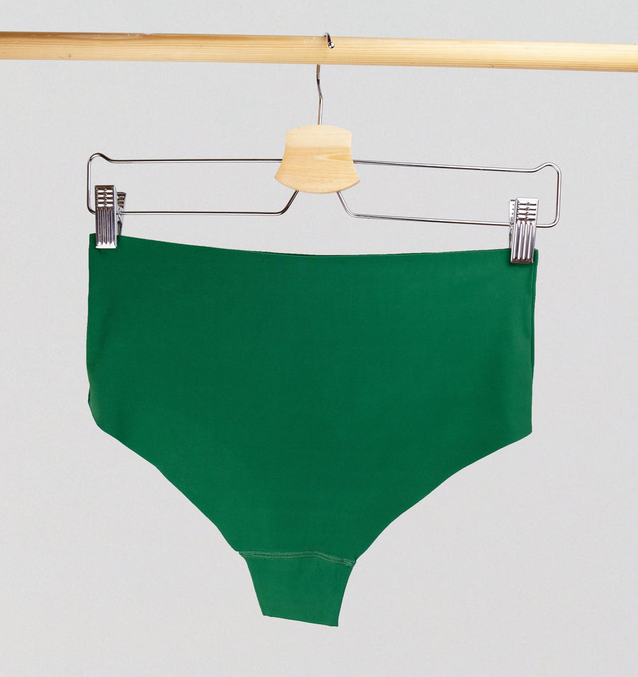 Body contour seamless mid rise brief [Forest Green] – The Pantry Underwear