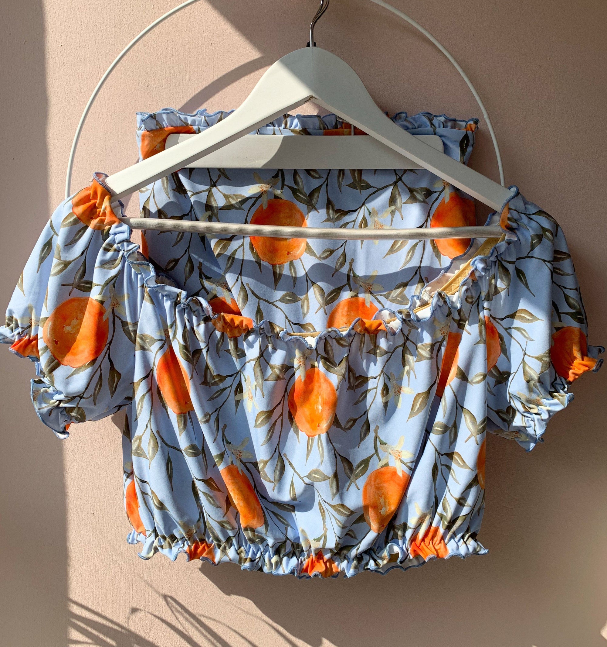 High waisted bikini bottom [Orange Blossom] Swim Lilliput & Felix 