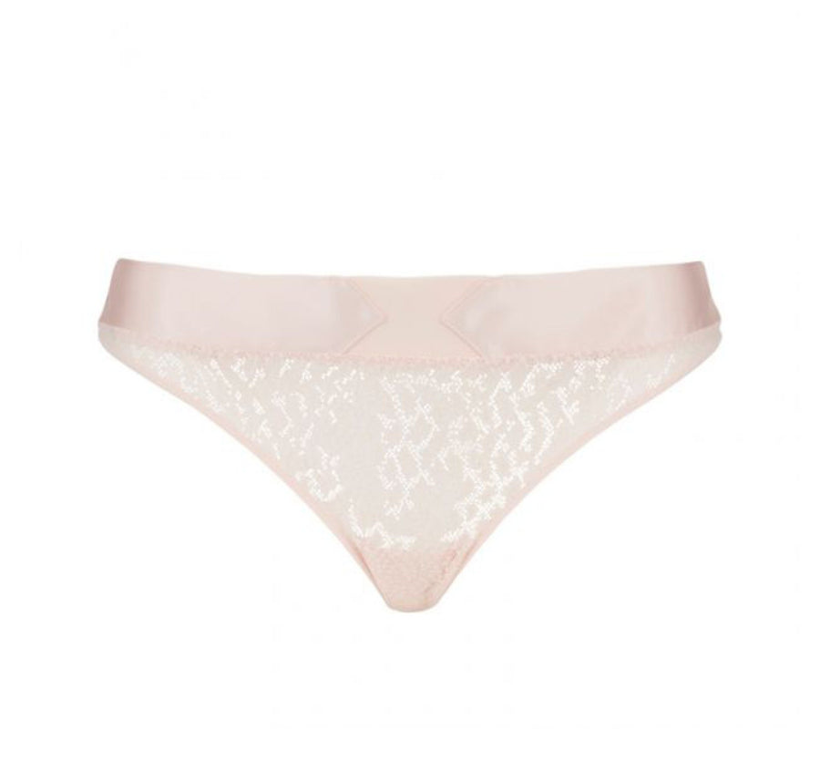 Ribbon banded thong [Pantry pink] Bottoms Implicite extra-small 