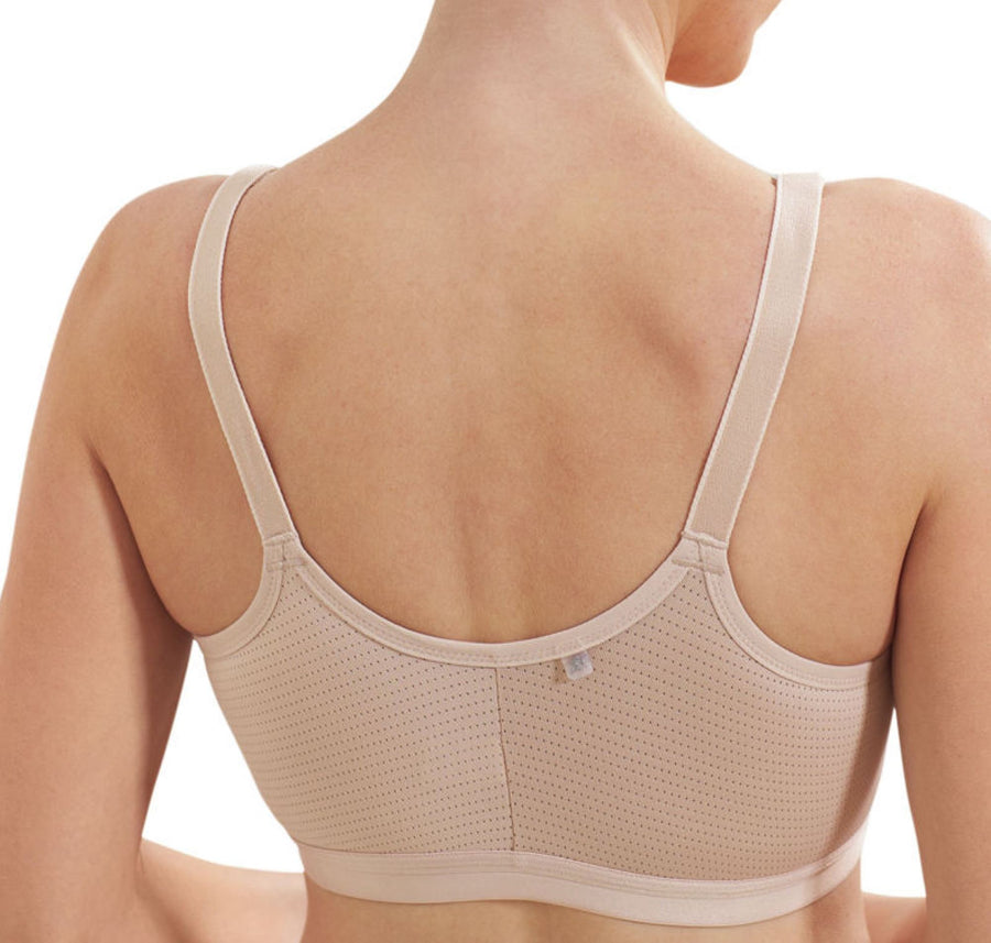 Front-fastening wire free bra [Beige] – The Pantry Underwear