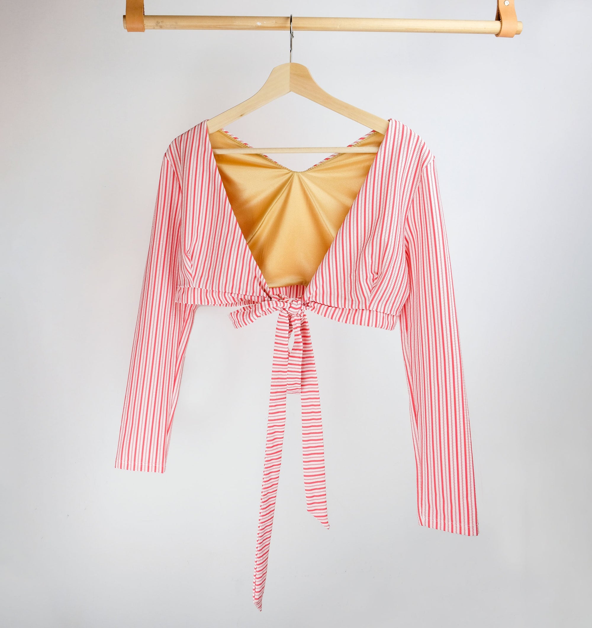 Long sleeved wrap bikini top [Red Candy] Swim Lilliput & Felix 