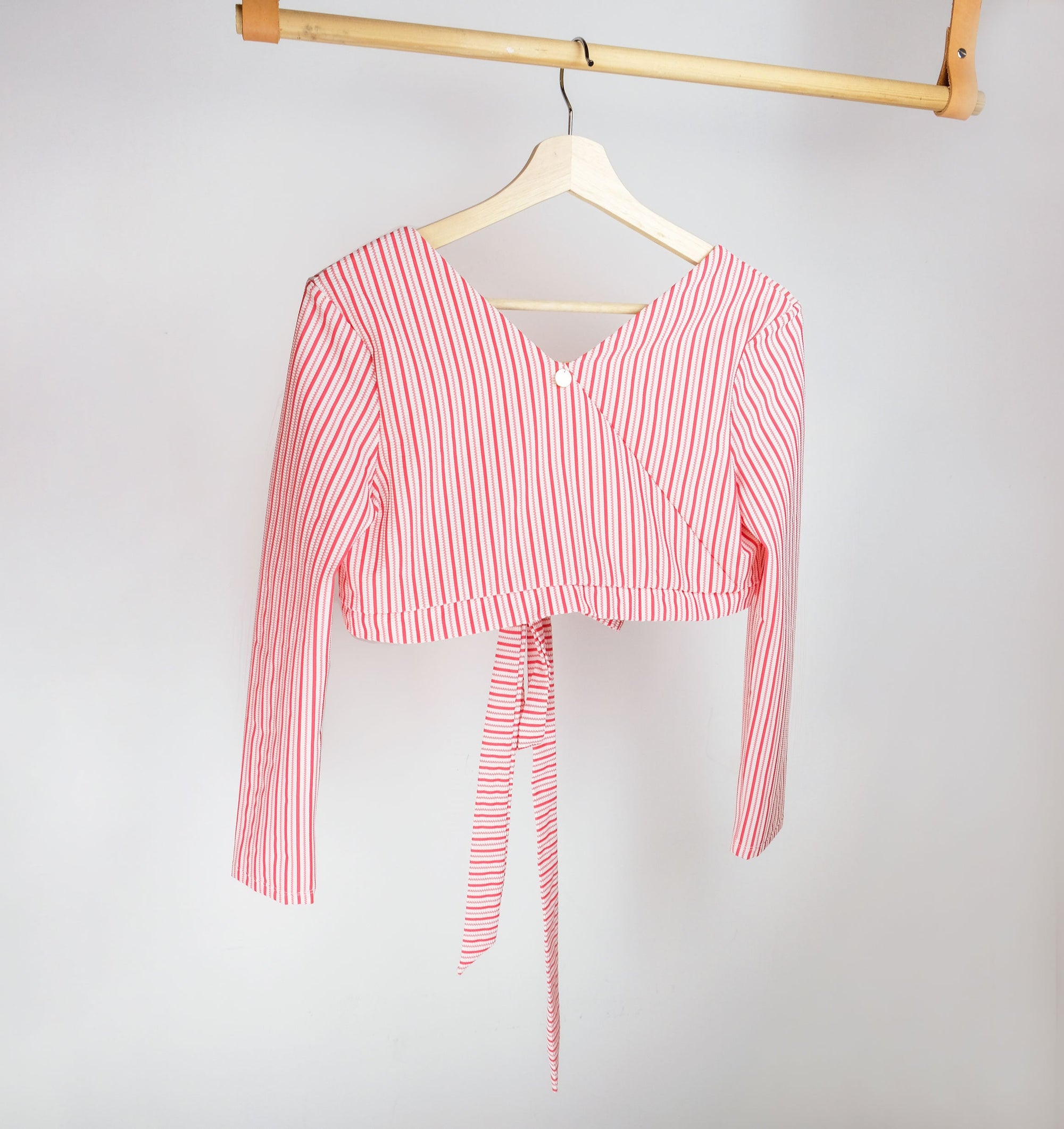 Long sleeved wrap bikini top [Red Candy] Swim Lilliput &amp; Felix 