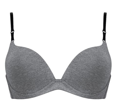 Soft wire-free push bra [Grey Marl] Bras Sloggi 32A 