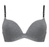 Soft wire-free push bra [Grey Marl] Bras Sloggi 32A 