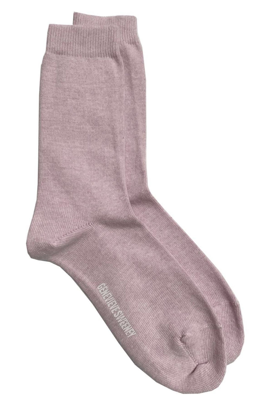 Modern cotton sock [Pantry Pink] Accessories Genevieve Sweeney 
